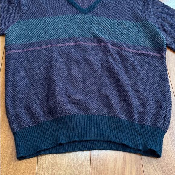 Christian Dior Vintage Men's V-Neck Sweater made in USA size M - Picture 3 of 9